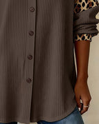 Sabine - Leopardmønstret Skjorte