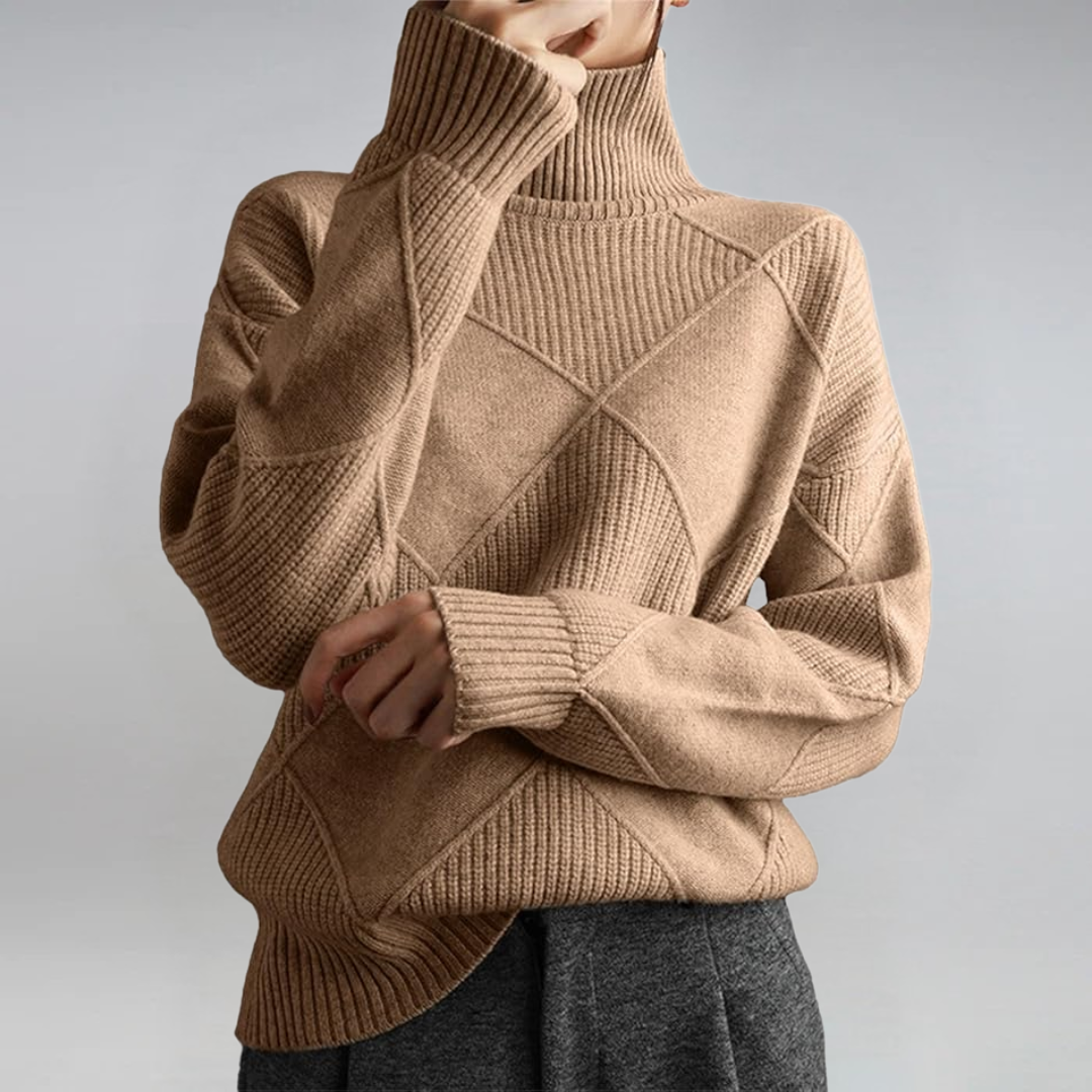 Anne - Premium Rullekrave Sweater