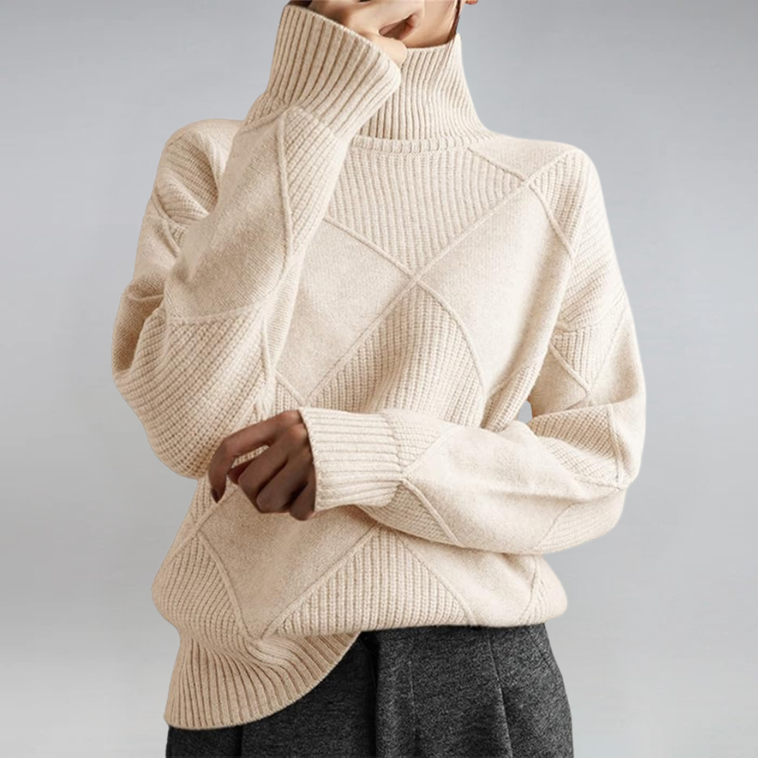 Anne - Premium Rullekrave Sweater