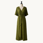 Marta™️ | Chiffon kjole med V-udskæring