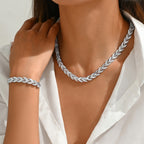 Elegant Fiskehale Smykkesæt