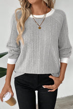 Mariel – Todelt Striktrøje med Moderne Stil