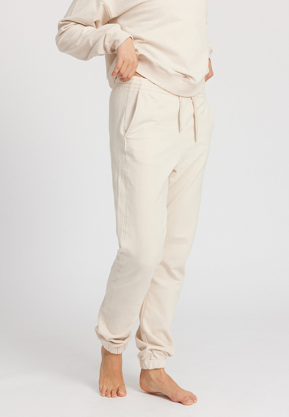 Ibina – Behagelige Sweatbukser | Sand