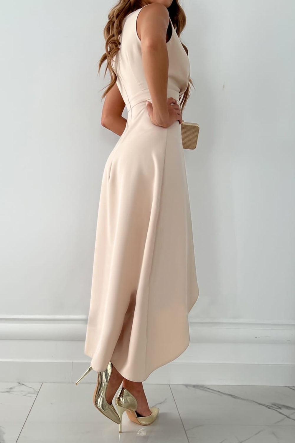 Sophie | Elegant Midi Dress with V-Neck