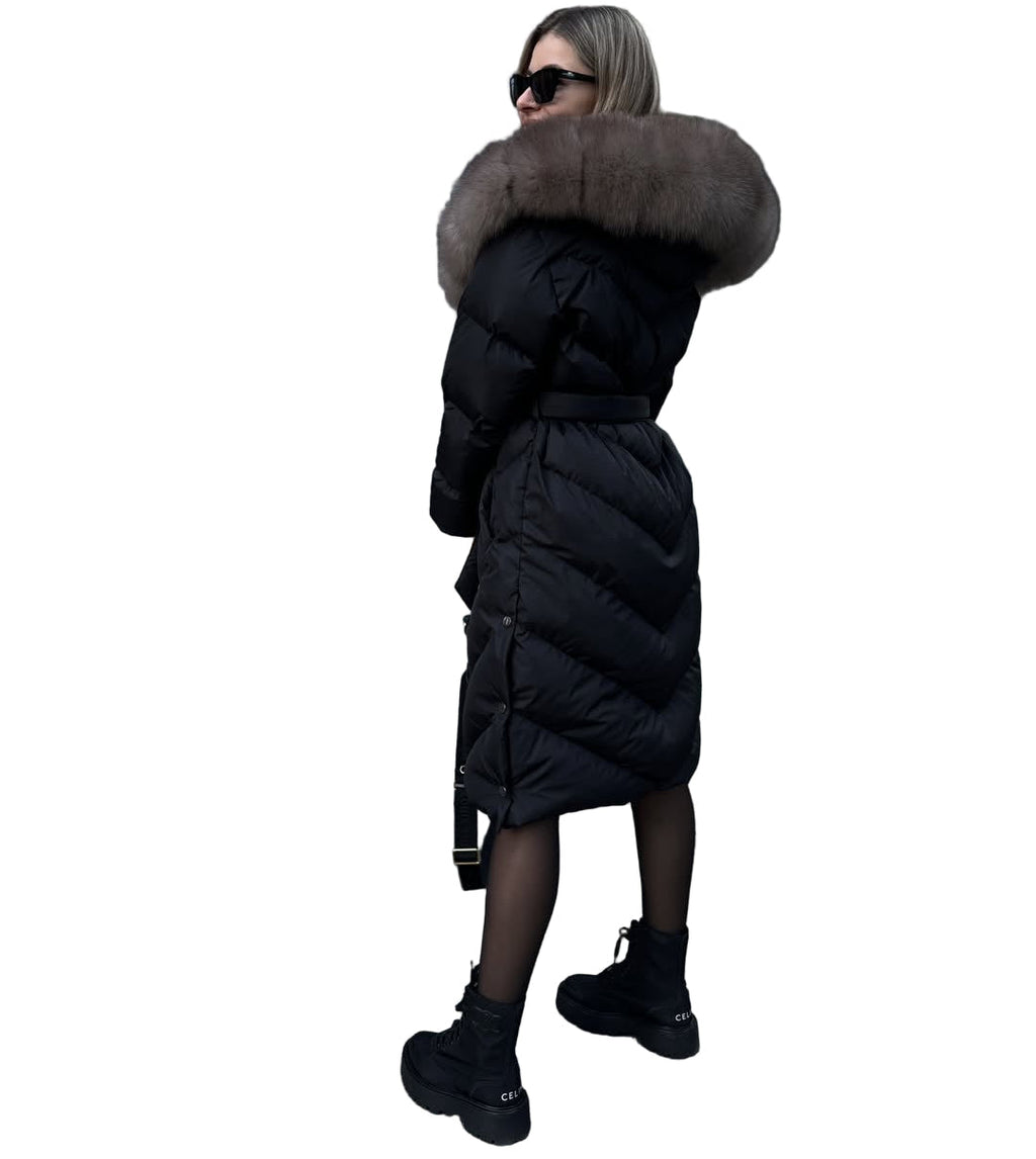 MADRI - ELEGANT BOMULDSFRACKE MED PELSKRAVE