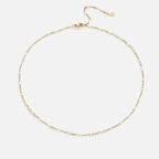 Sabina – Forgyldt choker med små perler