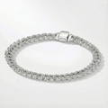 Cubansk armbånd med moissanite
