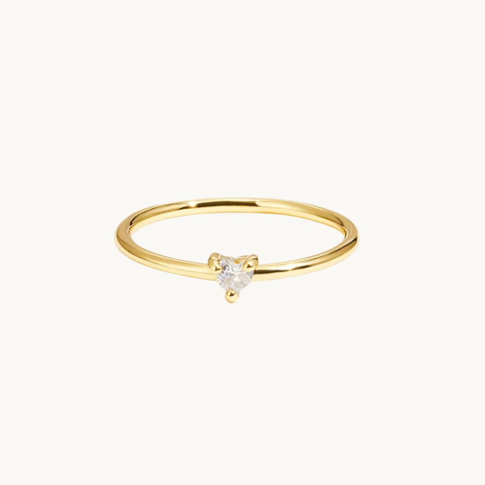 Leonie – Simpel guldring med glat overflade